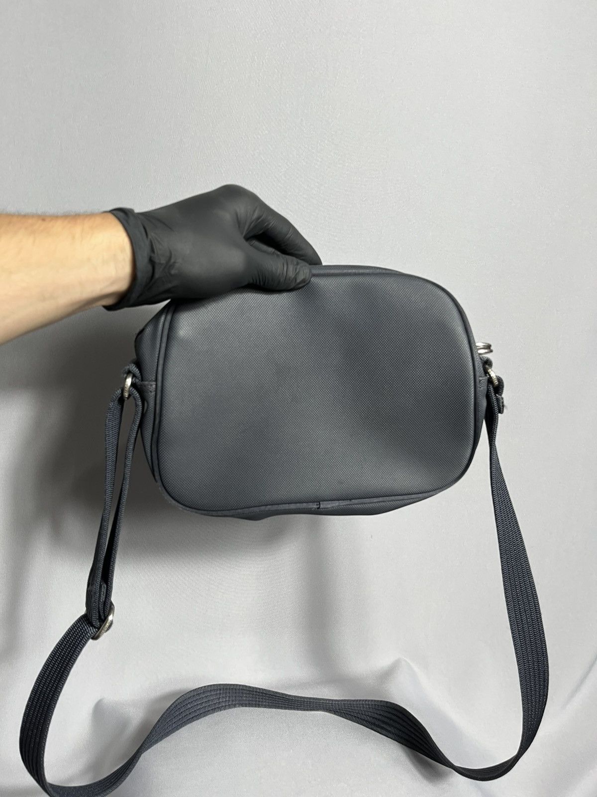 Lacoste Lacoste messenger bag onesize blue/gray belt Size ONE SIZE - 8 Thumbnail