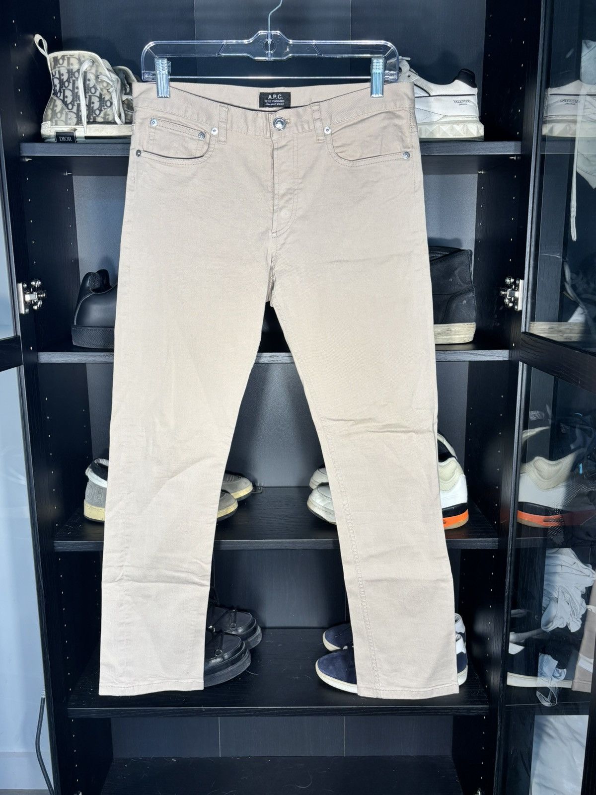 A.P.C. A.P.C petit standard jeans khaki Size US 30 / EU 46 - 1 Thumbnail