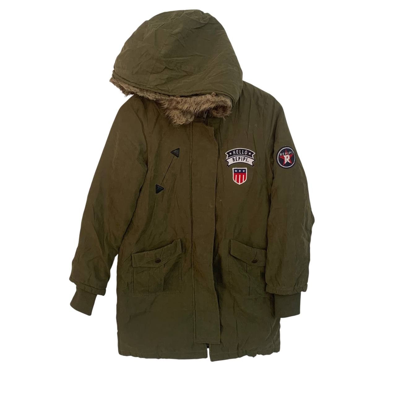 Designer Repipi Armario Long Sweater Jacket Army Style XS Size US XS / EU 42 / 0 - 1 Thumbnail