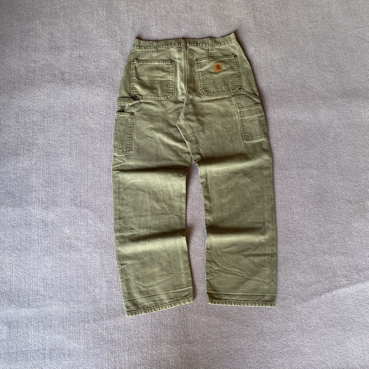 Carhartt × Vintage (32x30) Crazy Vintage Carhartt Double Knee B136 MOS Size US 32 / EU 48 - 5 Thumbnail