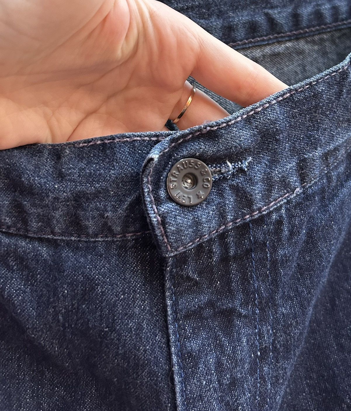 Levi's × Vintage Vintage 90’s Levis All-Duty Carpenter Denim Shorts Size 32 Size US 32 / EU 48 - 4 Thumbnail