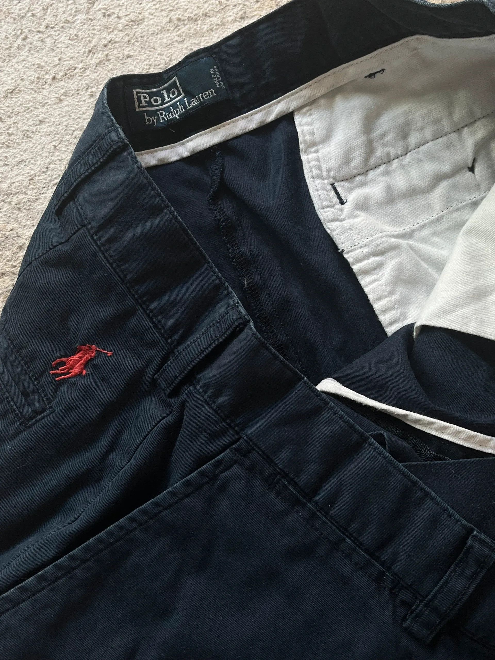 Polo Ralph Lauren Polo Ralph Lauren Sz W 34 Chinos Shorts Navy Rare Size US 34 / EU 50 - 13 Thumbnail