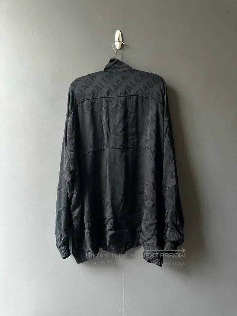 Balenciaga Balenciaga Dark Pattern Full Print Silk Jacket Size XXS / US 00 / IT 34 - 2 Thumbnail