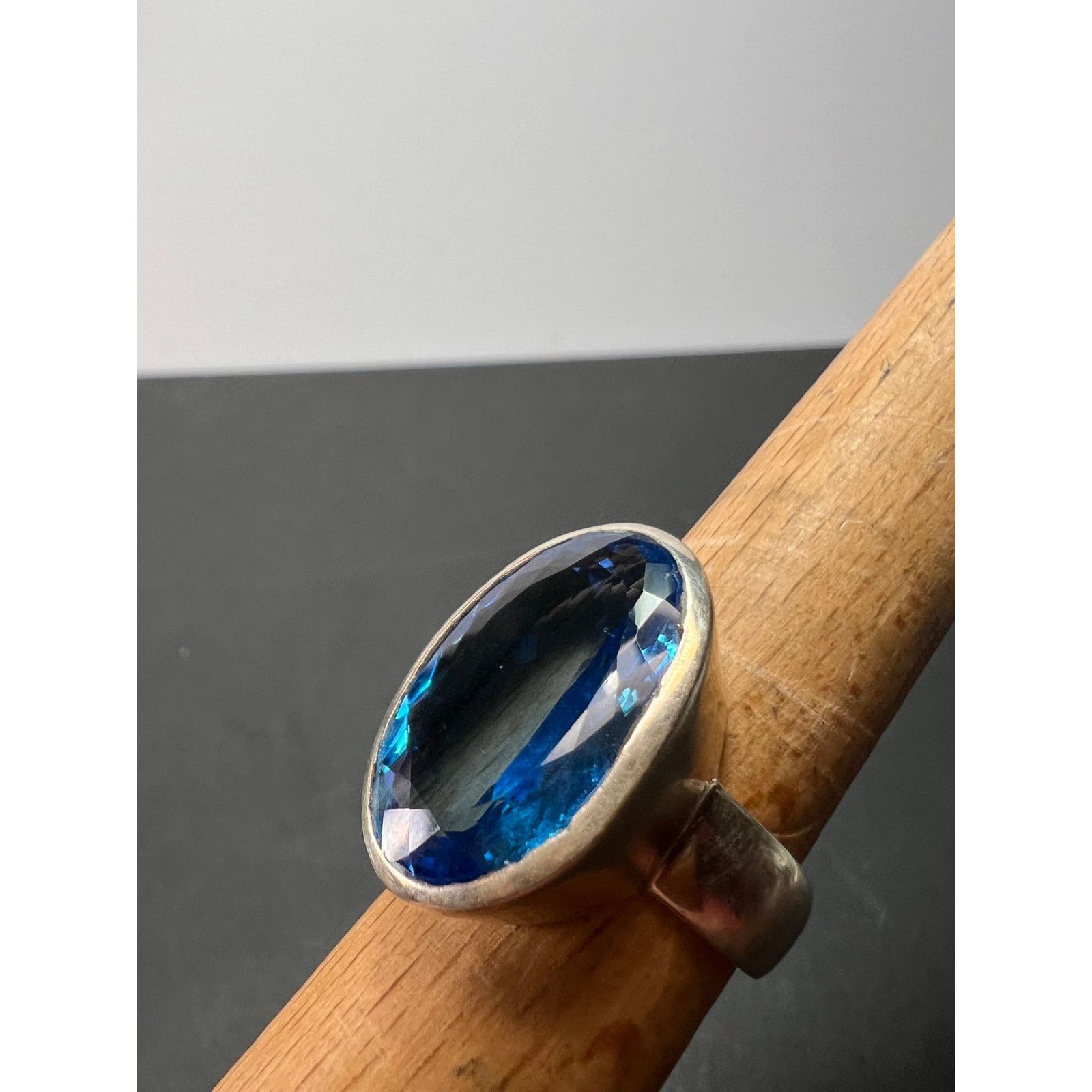 Other NEW Swiss blue topaz 925 ring size 8 / 11.70 grams Size ONE SIZE - 11 Thumbnail