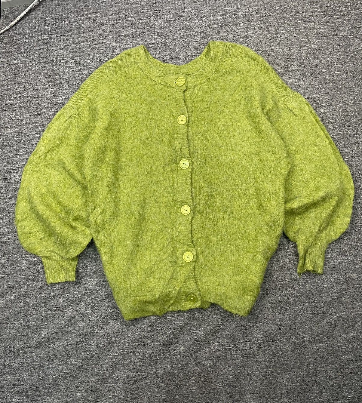 Vintage Vintage Mohair Cardigan Jacket Baggy Kurt Cobain Grunge Size US XL / EU 56 / 4 - 6 Thumbnail