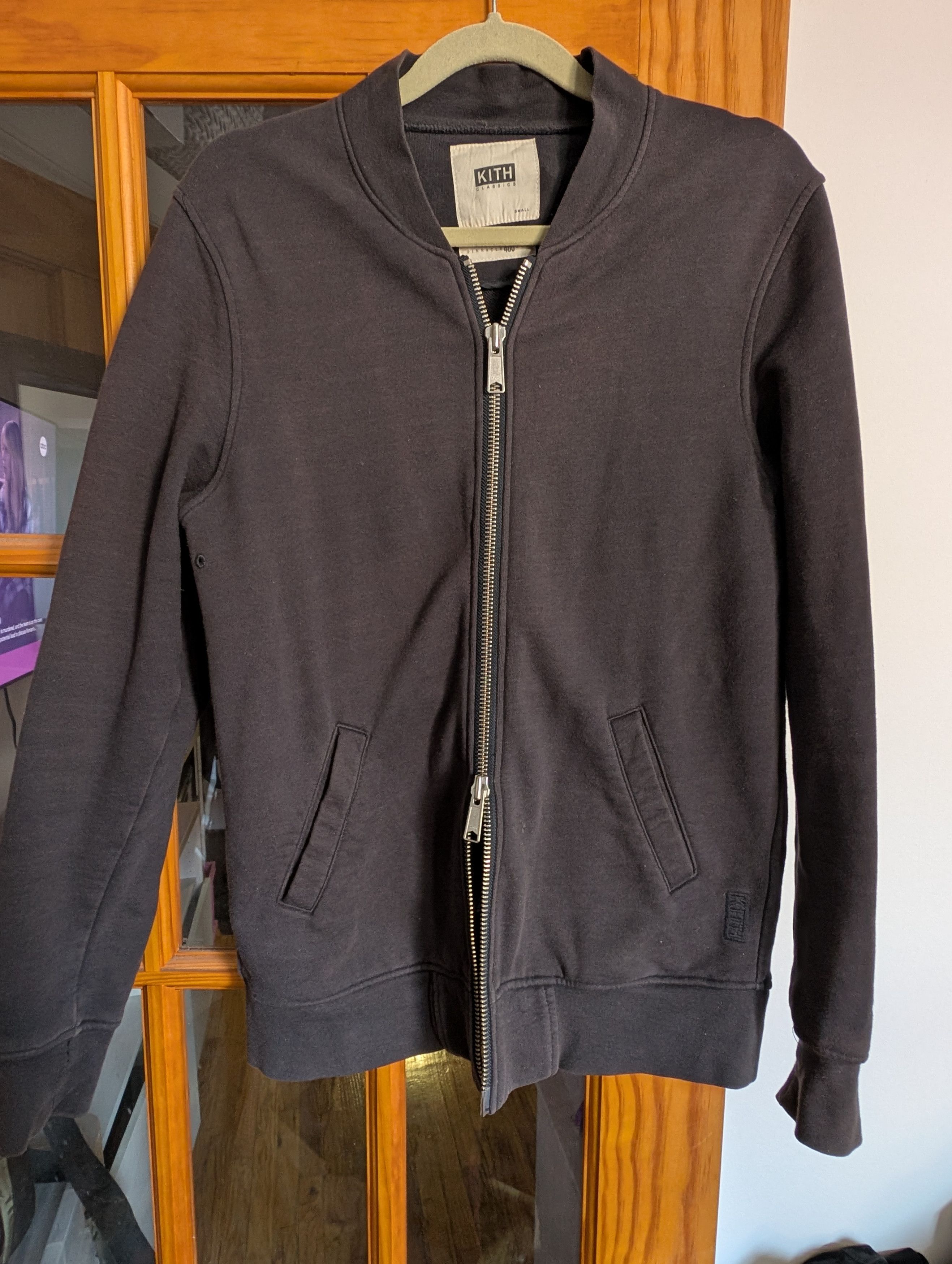 Kith KITH Men's French Terry Knit Navy Zip-Up Jacket Size US S / EU 44-46 / 1 - 2 Thumbnail