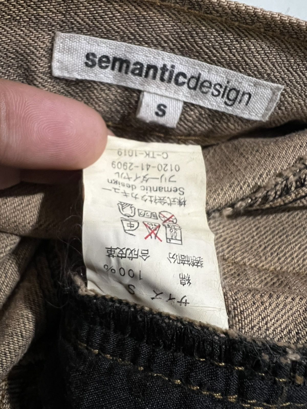 If Six Was Nine Semantic design distressed mudwash flared denim pants Size US 31 - 7 Thumbnail