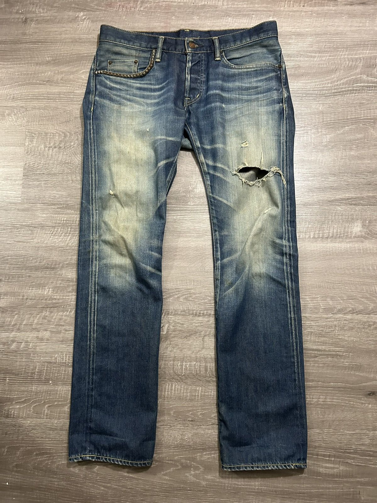 Hysteric Glamour Hysteric Glamour Studded Denim Size US 32 / EU 48 - 1 Thumbnail