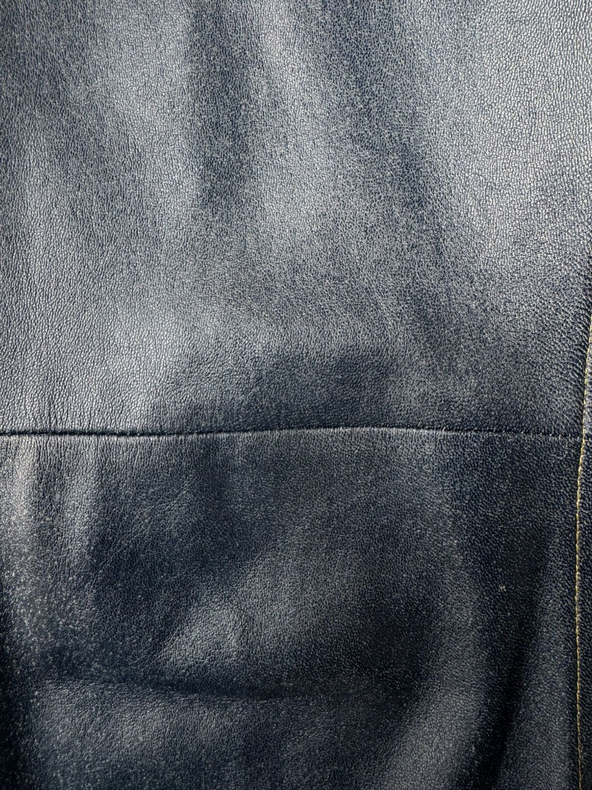 Ruffo Research Ruffo Research AW00 Trompe-L'Oeil Denim Leather Jeans Size 24" / US 00 / IT 34 - 5 Thumbnail