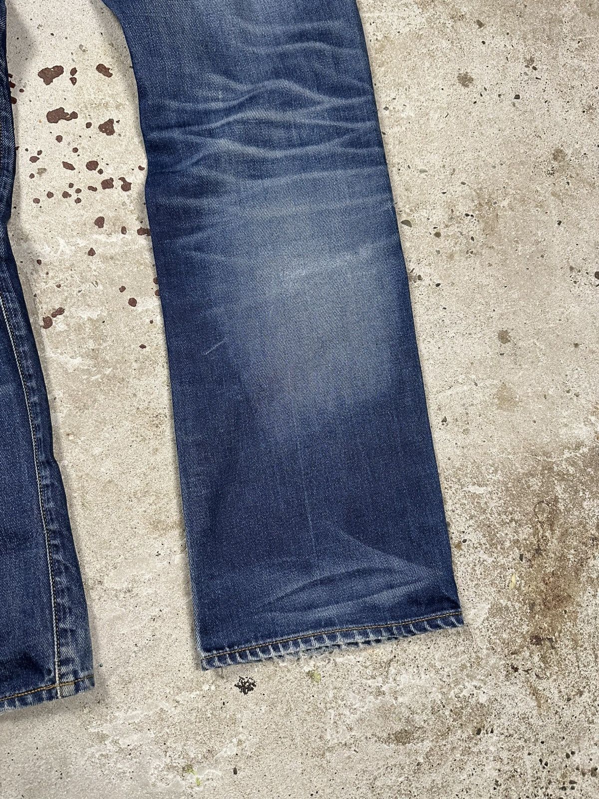 G-Star × Japanese Brand × Vintage Vintage Y2K G Star Raw 3301 Washed Navy Denim Pants Jeans Size US 30 / EU 46 - 10 Thumbnail