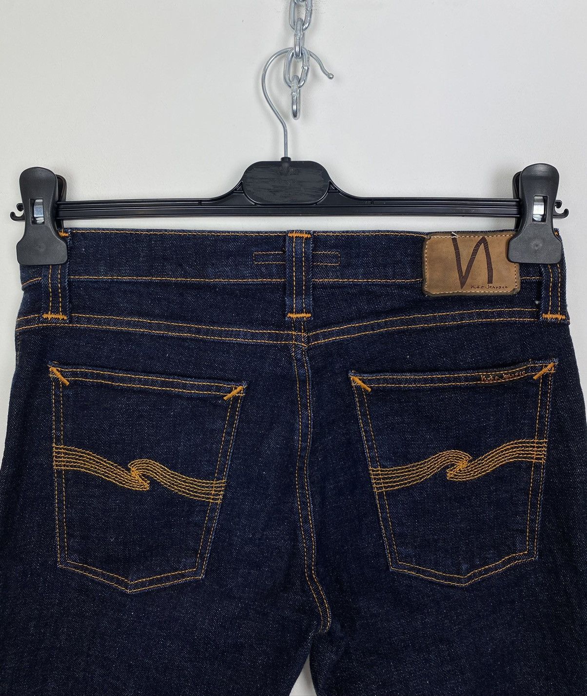 Nudie Jeans Nudie Jeans Organic Cotton Navy Indigo Blue Made in Italy Size US 28 / EU 44 - 2 Thumbnail