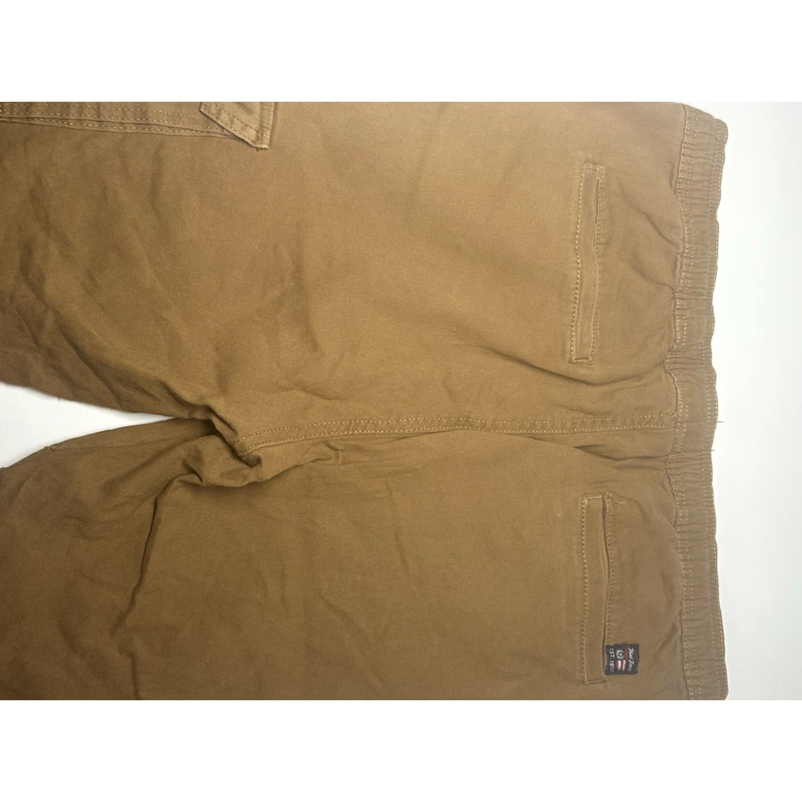 Phat Farm Phat Farm Pants Men Drawstring Brown L Stretch Jogger Regular 28in Flat Front Cotton Spandex Solid Size US 33 - 4 Thumbnail