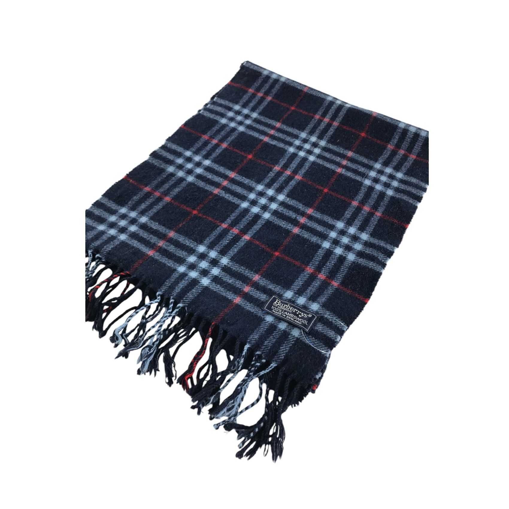 Burberry × Vintage Burberry Scarf / Muffler / Neckwear - WW2876 Size ONE SIZE - 3 Thumbnail