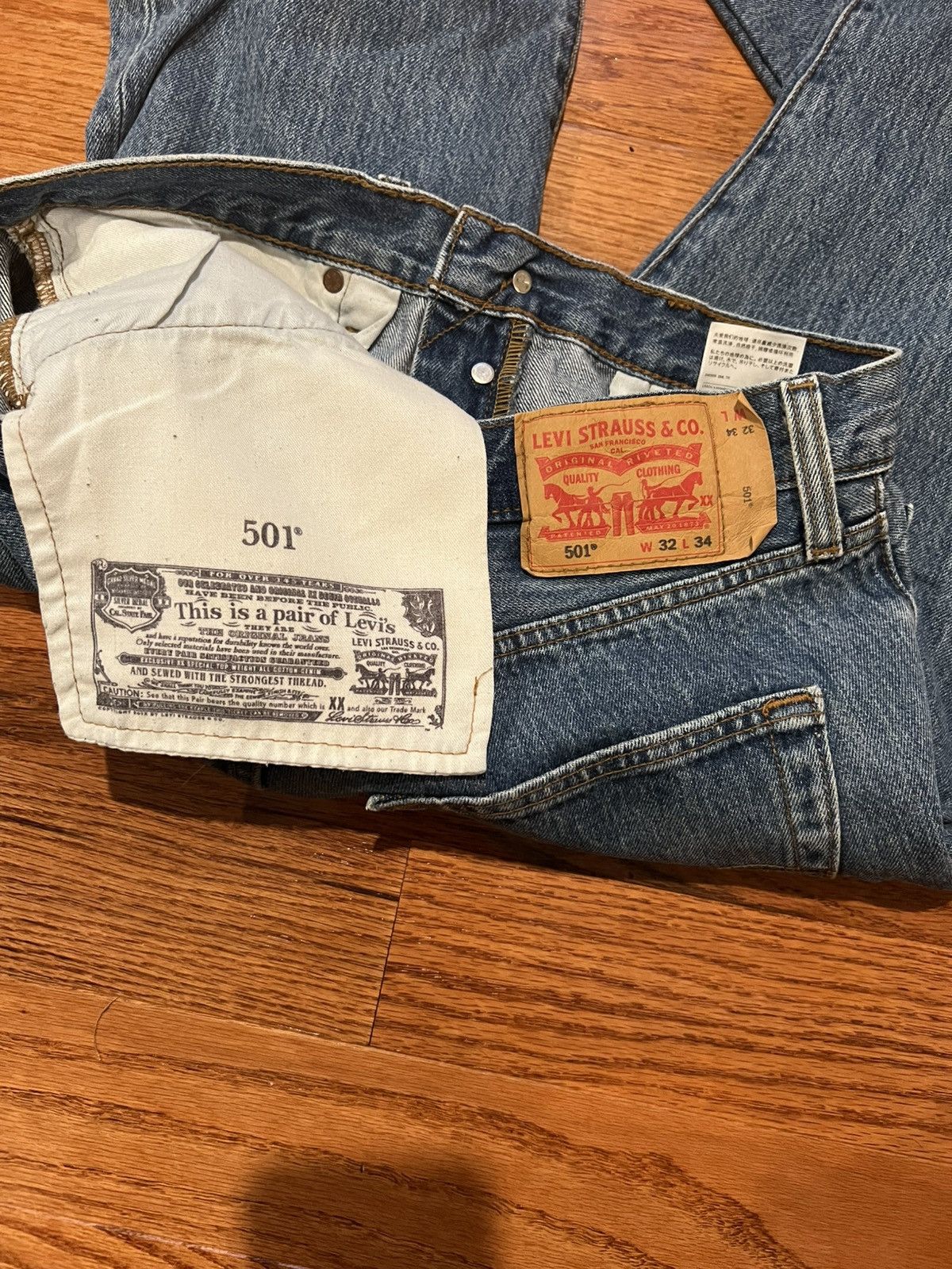 Levi's × Vintage Vintage Levi’s 501’s Size US 33 - 5 Thumbnail