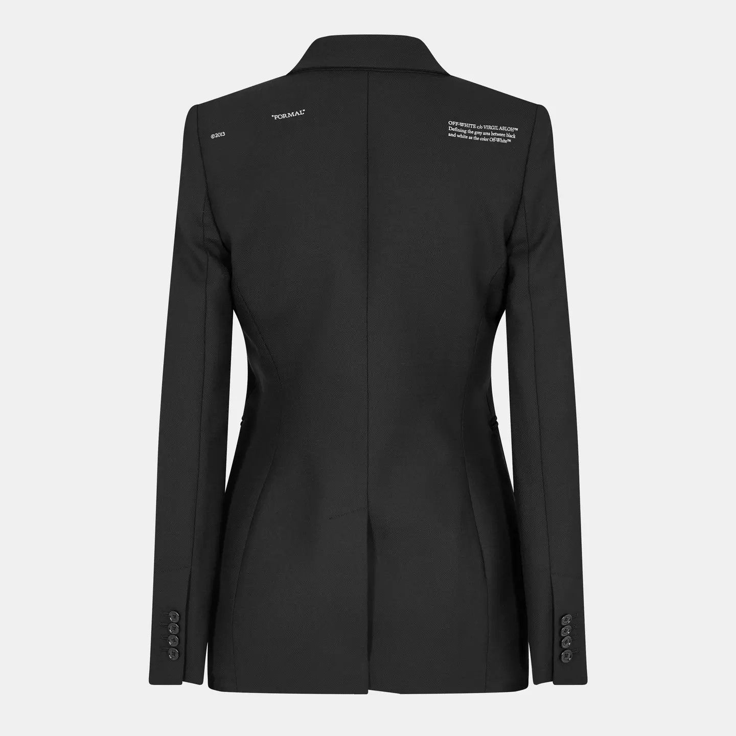 Off-White o1y1125 Blazer in Black Size XS / US 0-2 / IT 36-38 - 2 Thumbnail