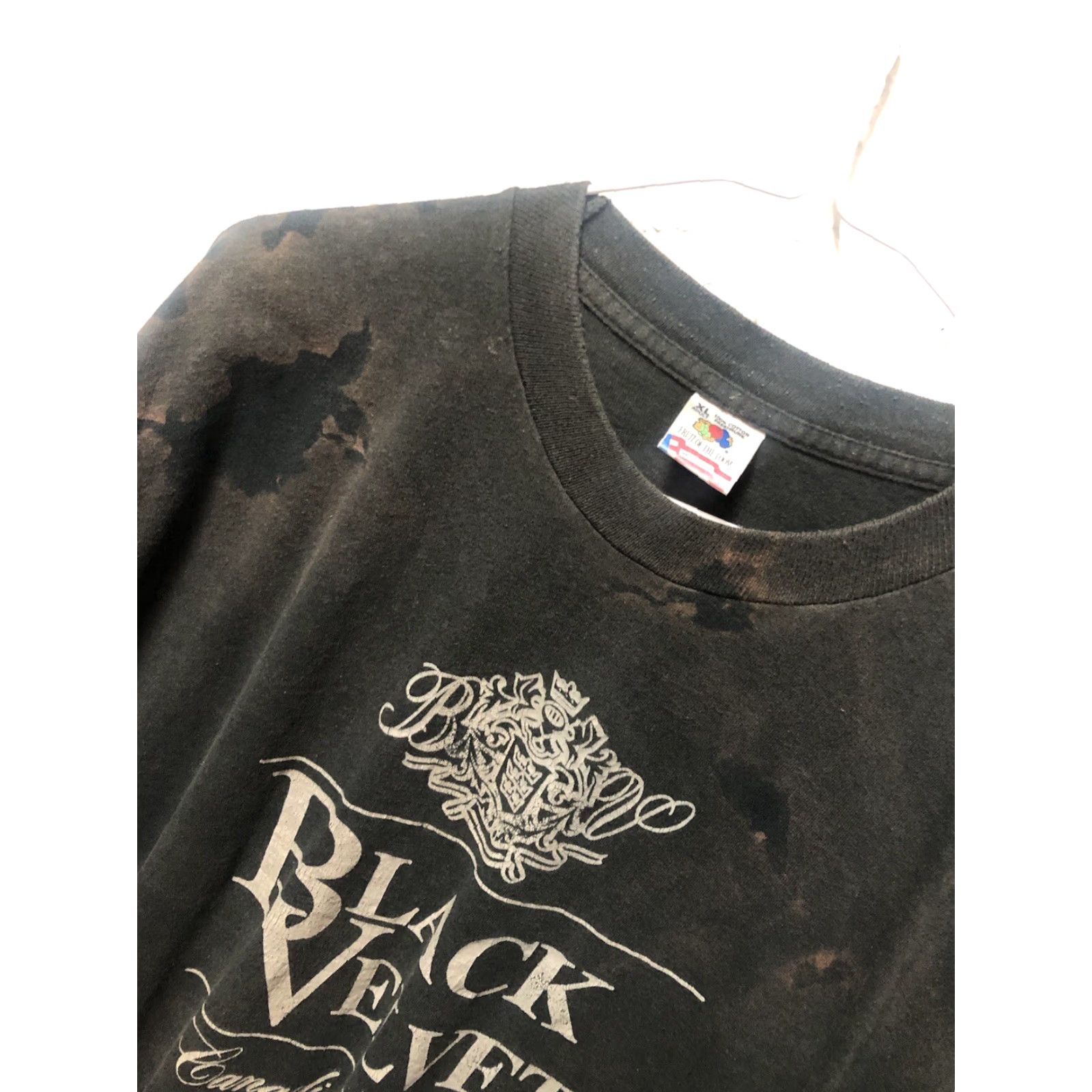 Velvet VINTAGE Faded Black Velvet Canadian Whiskey T Shirt XL Men Velvet Black Sun Liquor Adult XL T-Shirt Mens Size US XL / EU 56 / 4 - 4 Thumbnail