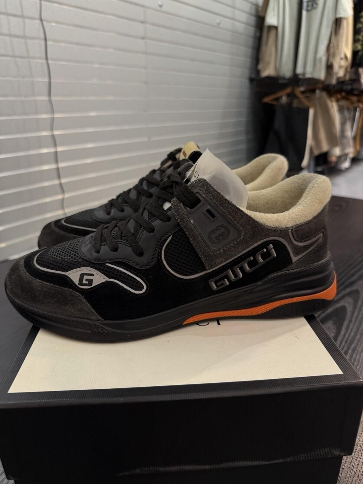 Gucci Gucci Ultrapace Suede Sneaker Men's Size 9G/9.5US Size US 9.5 / EU 42-43 - 6 Thumbnail