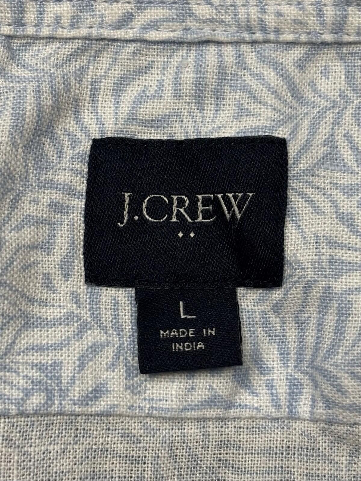 J.Crew J Crew Shirt Mens Large Floral Linen Cotton Short Sleeve Size US L / EU 52-54 / 3 - 2 Thumbnail