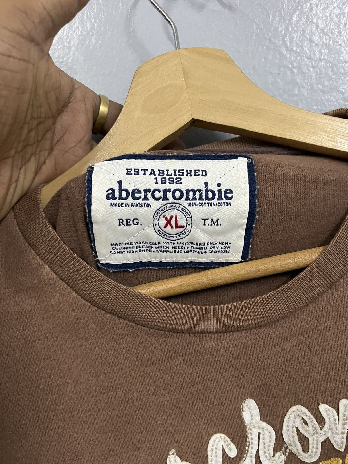 Abercrombie & Fitch Abercrombie & Fitch Single stich Tee Size US XL / EU 56 / 4 - 5 Thumbnail