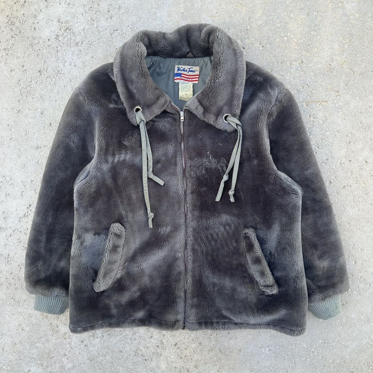 Other VTG 80’s Weather Tamer Military Style Fuax Fur Coat Jacket Size US L / EU 52-54 / 3 - 1 Thumbnail