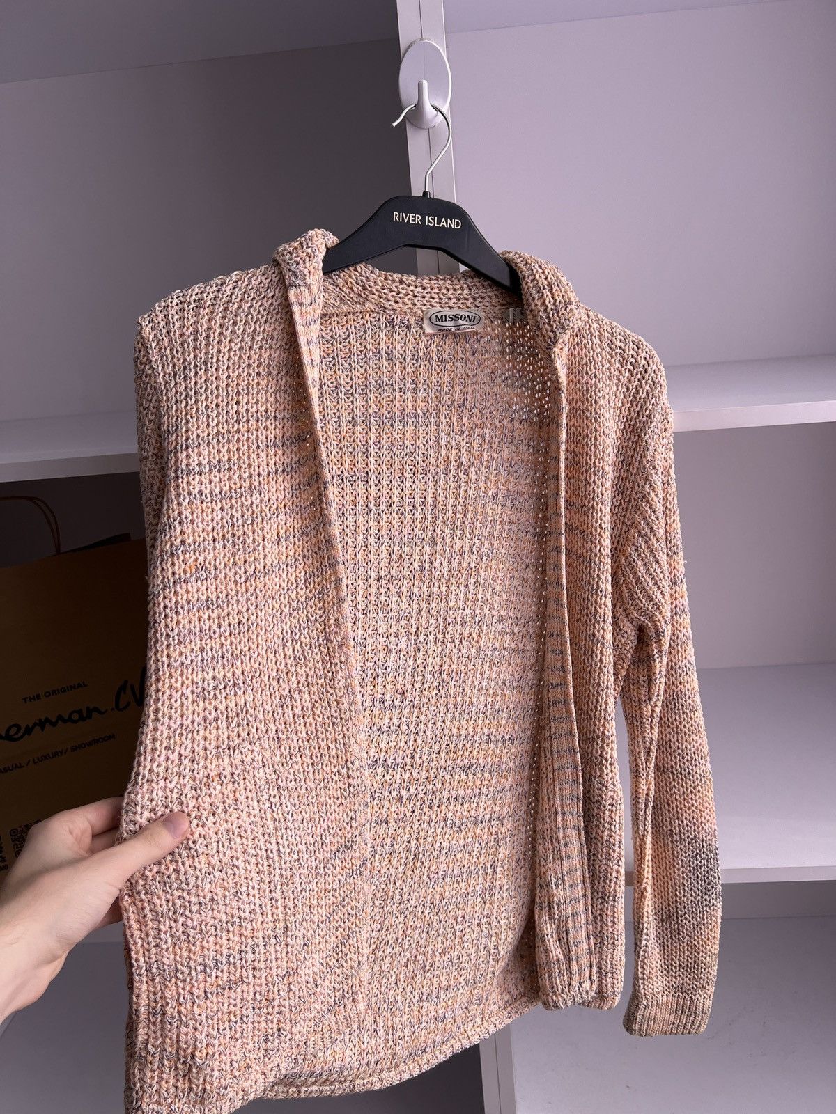 Designer × Missoni × Vintage Vintage Missoni Pink Buttoned Blend women’s Cardigan Size M / US 6-8 / IT 42-44 - 13 Thumbnail