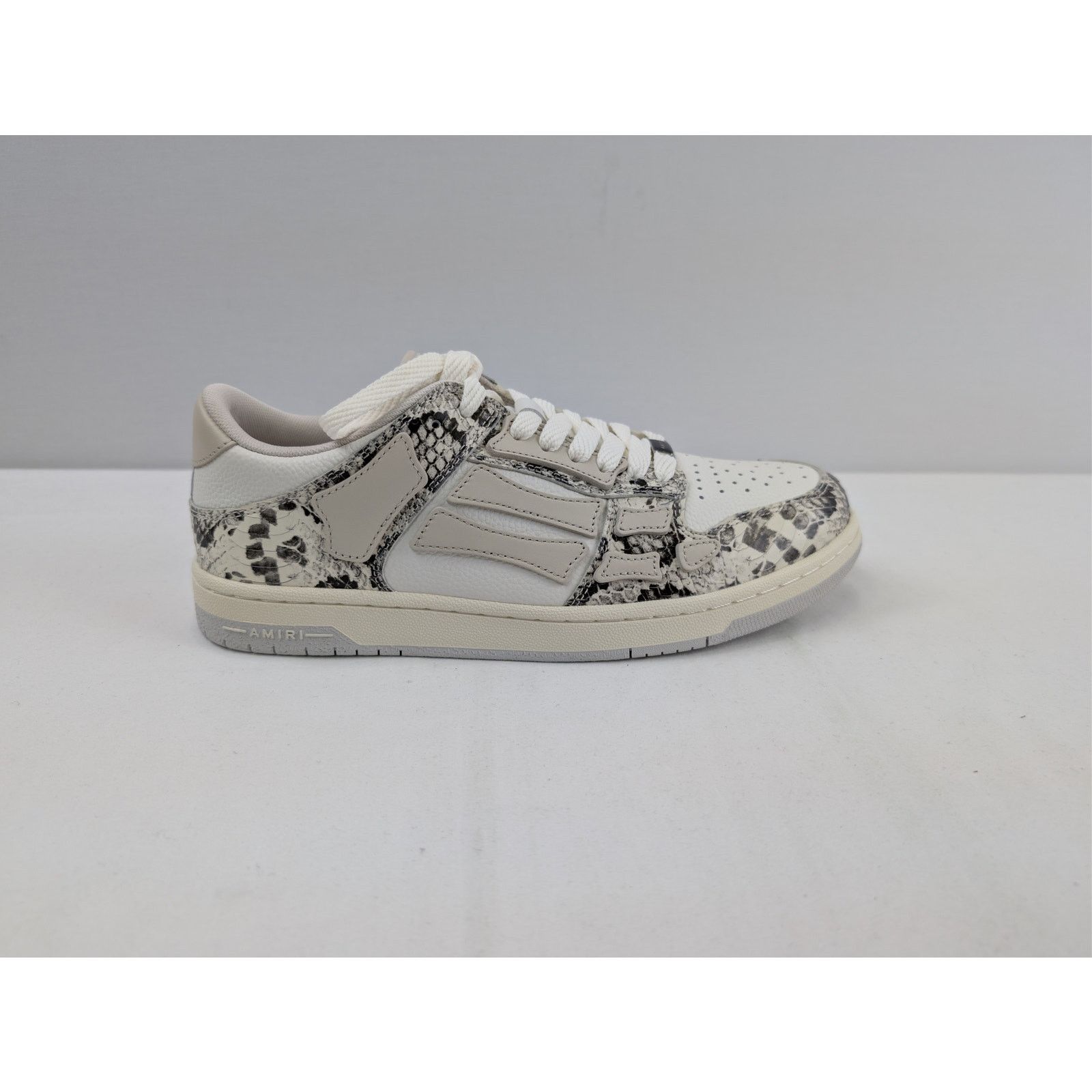 Amiri o1rshd1 Snake Skeleton Top Low Sneakers in Alabaster Size US 11 / EU 44 - 4 Thumbnail