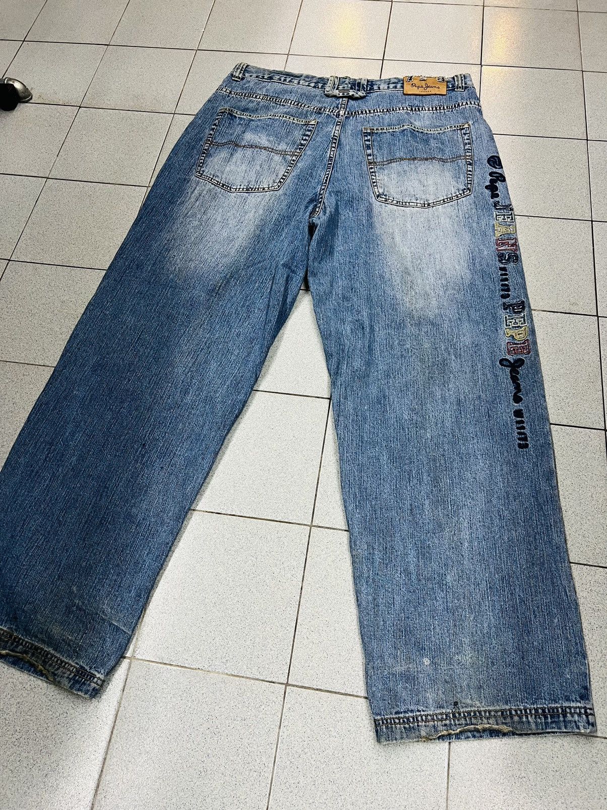 JNCO × Pepe Jeans Vintage Y2K Pepe Baggy Skater Hip-Hop Denim Jnco Style Size US 40 / EU 56 - 16 Thumbnail