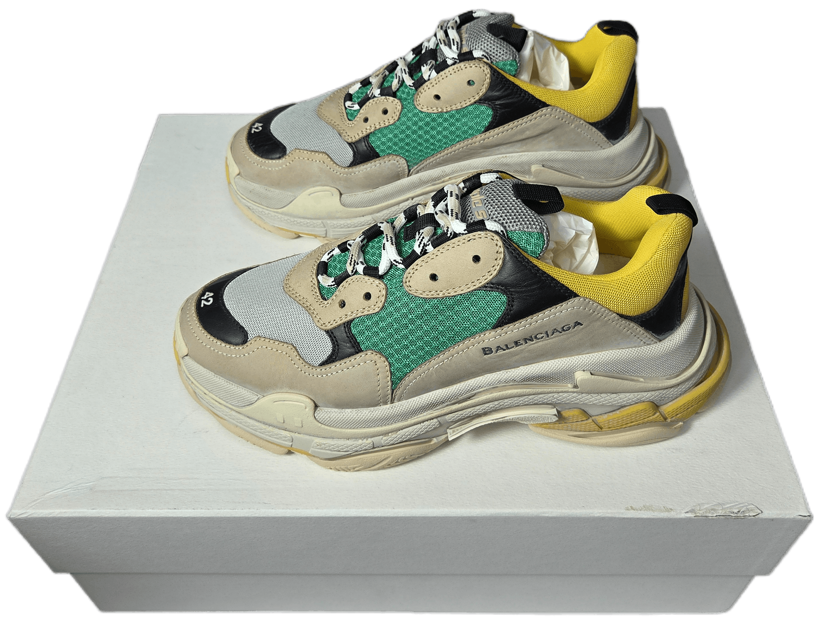 Balenciaga Balenciaga Triple S OG Made In Italy 483513 W06E3 7070 Size US 9 / EU 42 - 4 Thumbnail