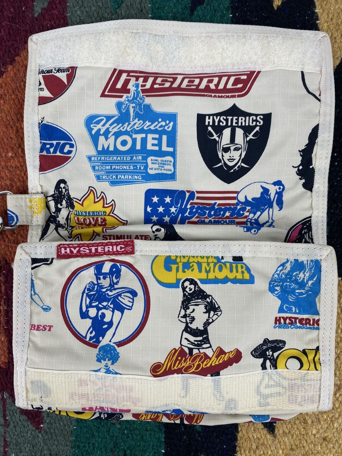 Hysteric Glamour 2000’s Hysteric Glamour All Overprint Pouch Size ONE SIZE - 4 Thumbnail