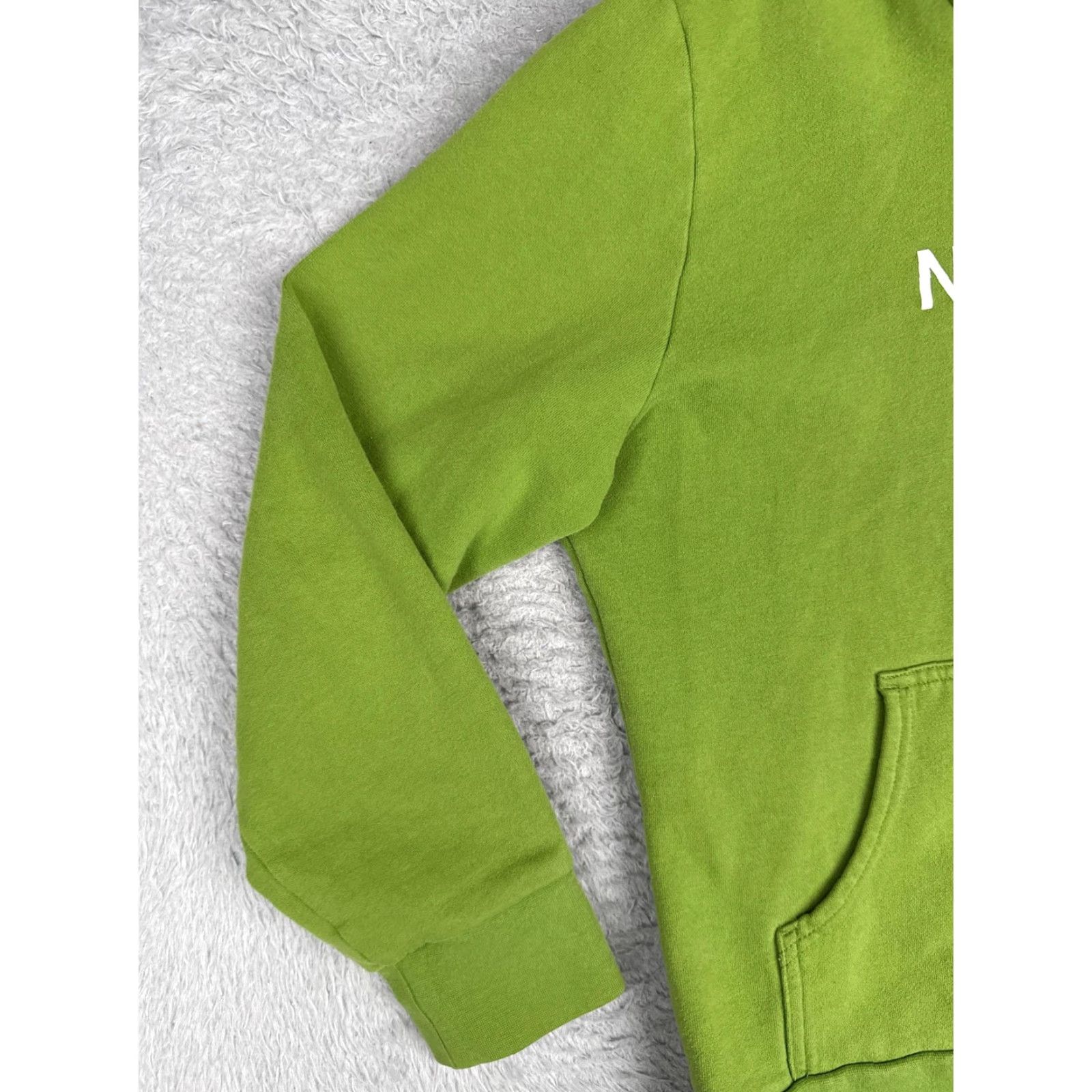The North Face The North Face Hoodie Womens Large Green Pullover Logo Sweatshirt Fabric Hooded Pockets All Seasons Crew Neck Activewear Size L / US 10 / IT 46 - 3 Thumbnail