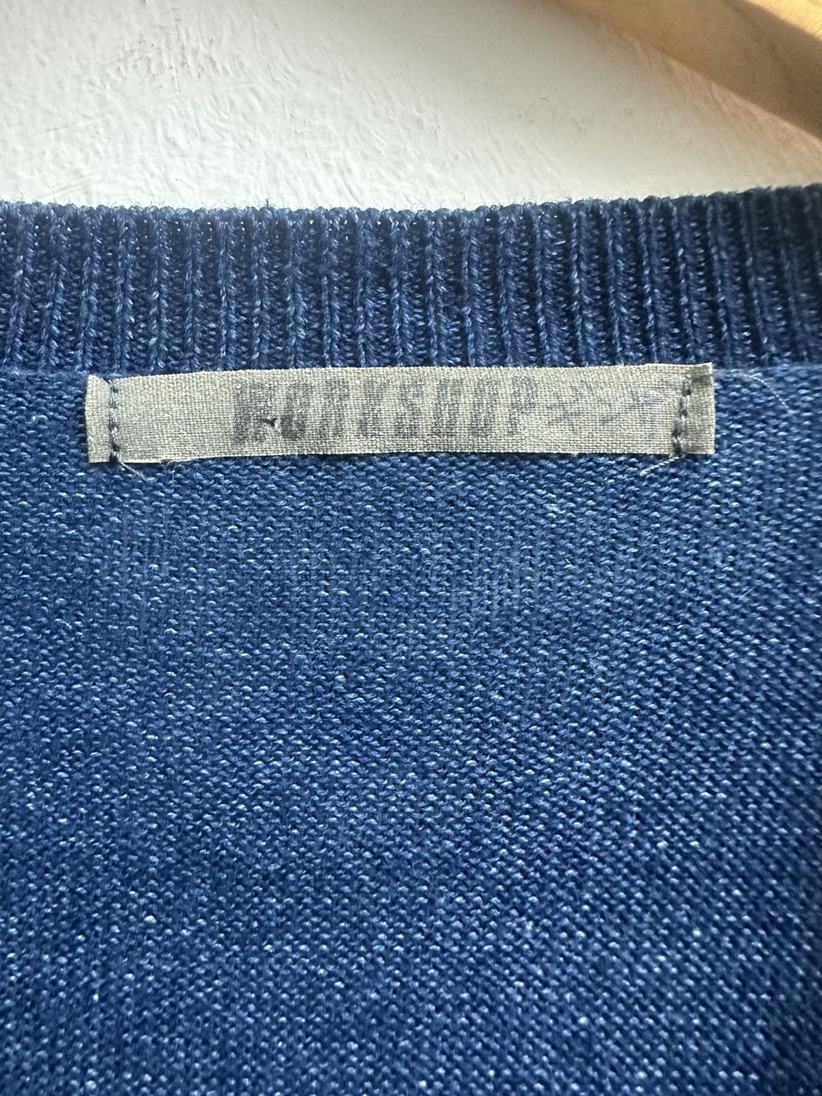 Yohji Yamamoto Archive Y's Workshop Shawl Collar Blue Indigo Cardigan Size US M / EU 48-50 / 2 - 4 Thumbnail