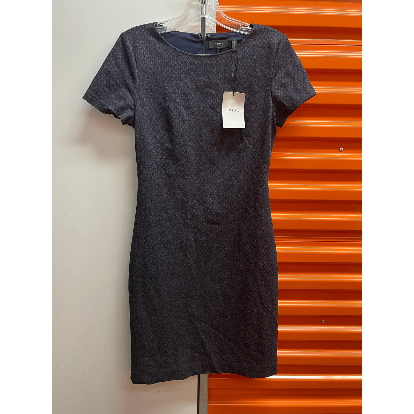 Theory Theory - Betty short sleeve Dress / Charcoal / Size 2 / NWT Size XS / US 0-2 / IT 36-38 - 1 Thumbnail