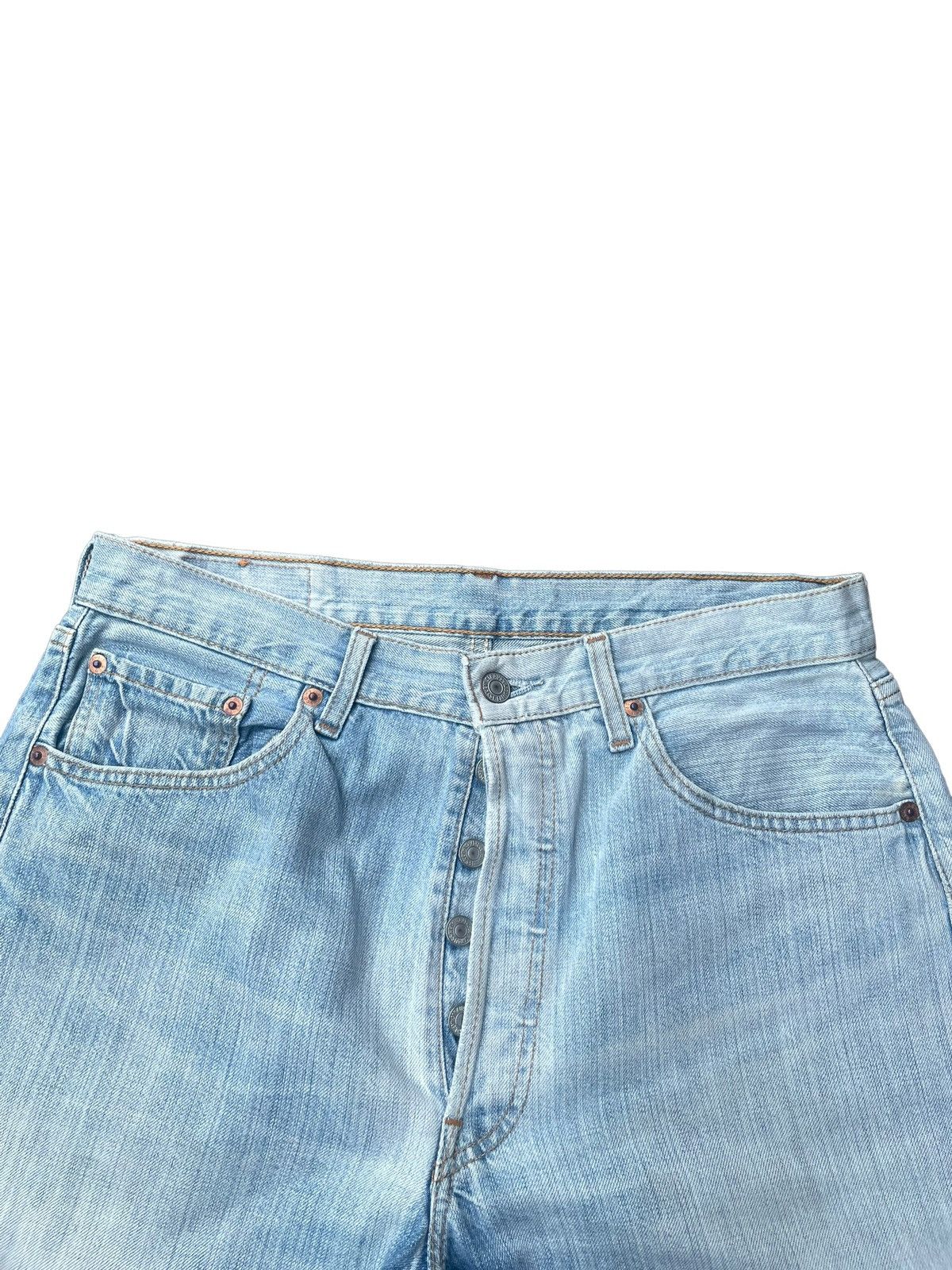 Levi's × Vintage Vintage 2005 Levis 501 e Faded Distressed Size US 32 / EU 48 - 6 Thumbnail