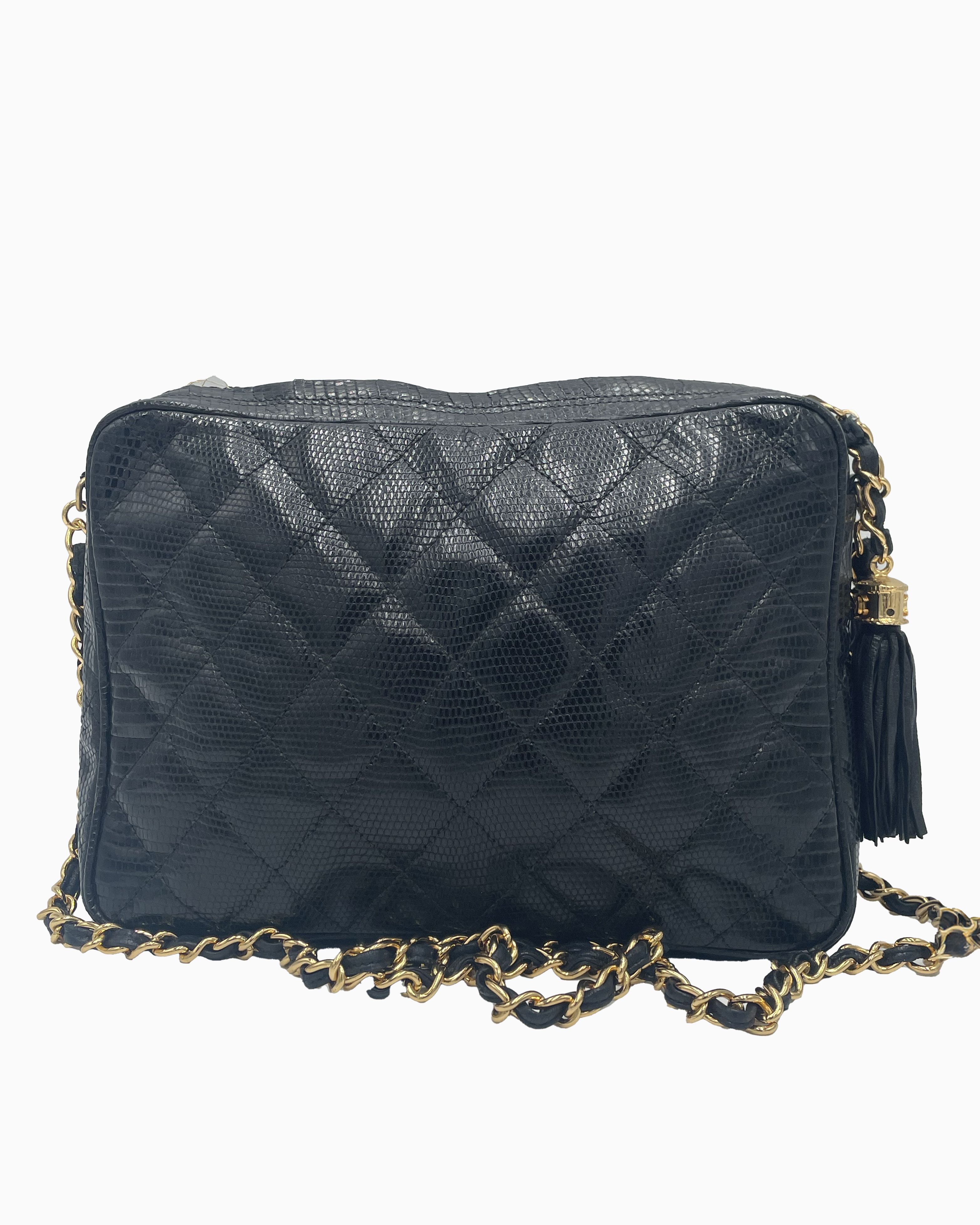 Chanel Chanel Vintage Tassel Camera Bag Lizard Size ONE SIZE - 1 Thumbnail