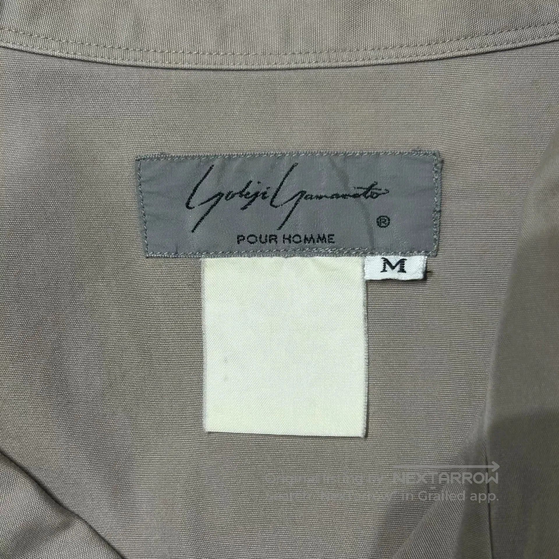 Yohji Yamamoto Yohji Yamamoto 80s Cuban Collar Shirt. Size US M / EU 48-50 / 2 - 5 Thumbnail