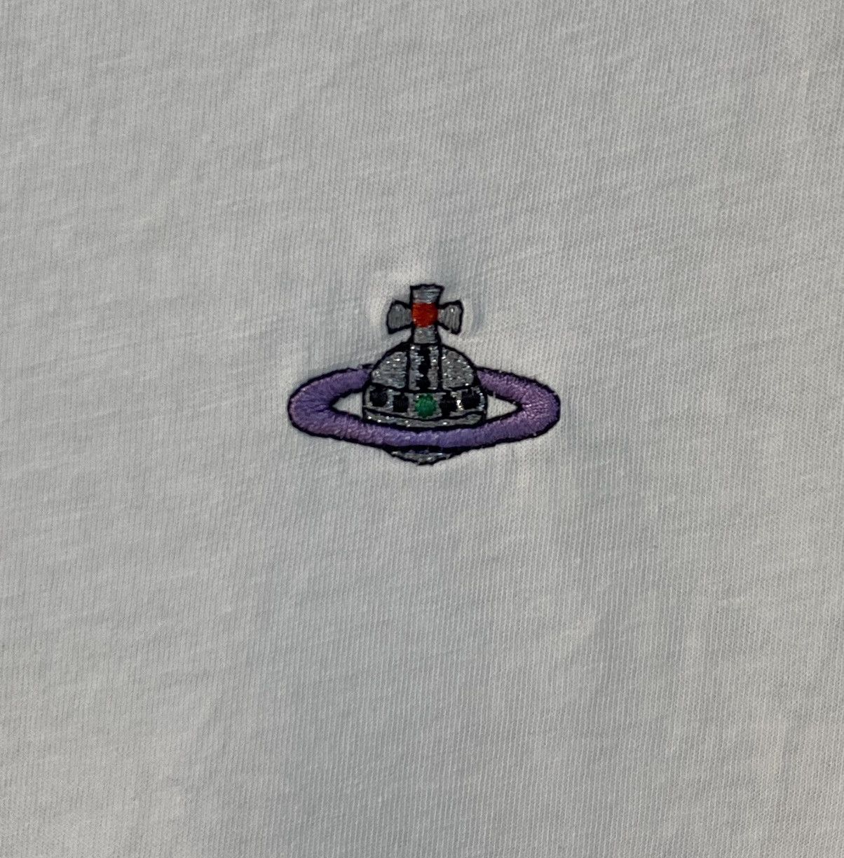 Vivienne Westwood 👀VIVIENNE WESTWOOD LOGO T-SHIRT WHITE Size US M / EU 48-50 / 2 - 4 Thumbnail
