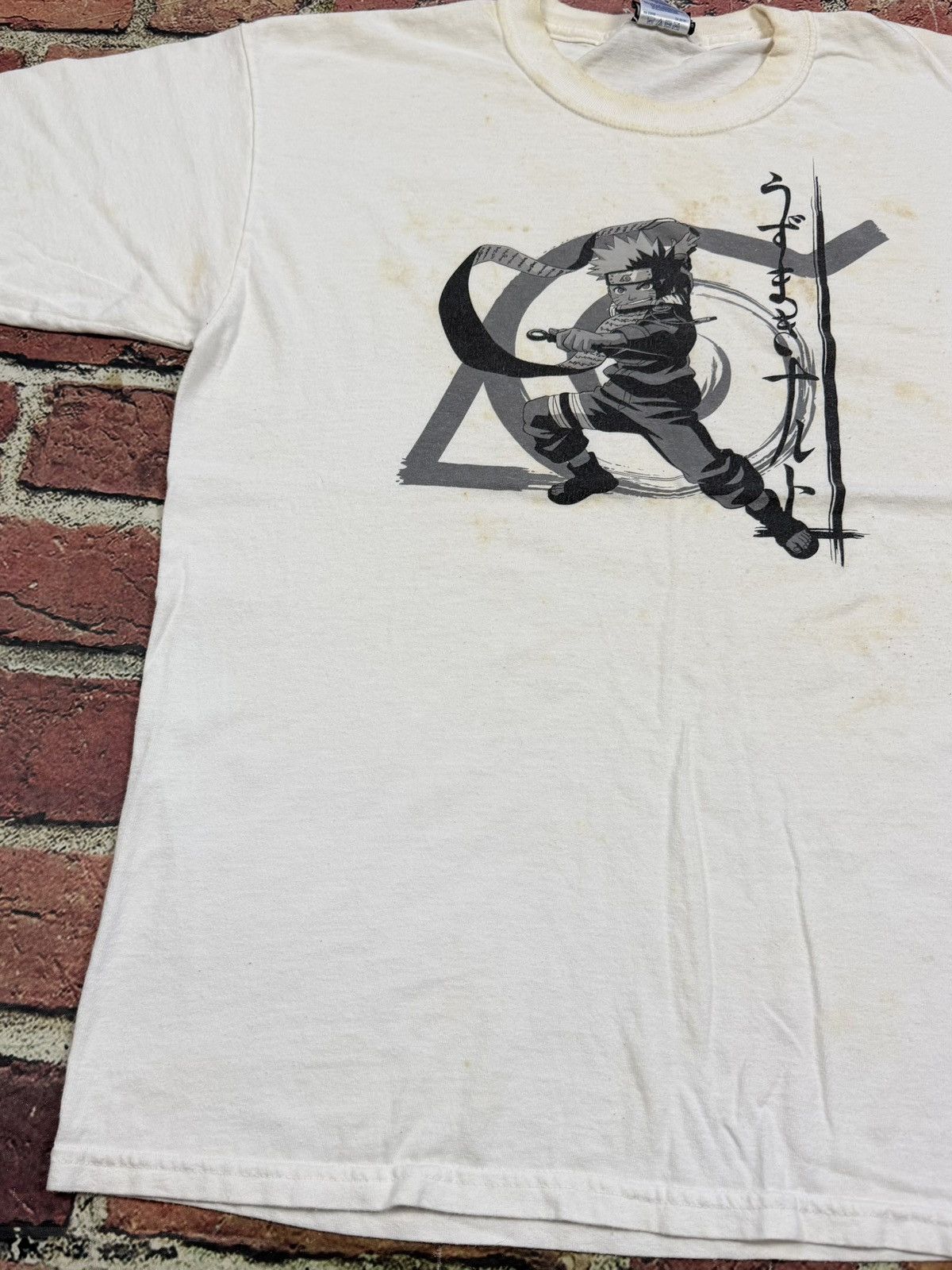 Anime Japanese Anime Vintage NARUTO Uzumaki Tee 2002 Y2K Stains Size US M / EU 48-50 / 2 - 10 Thumbnail