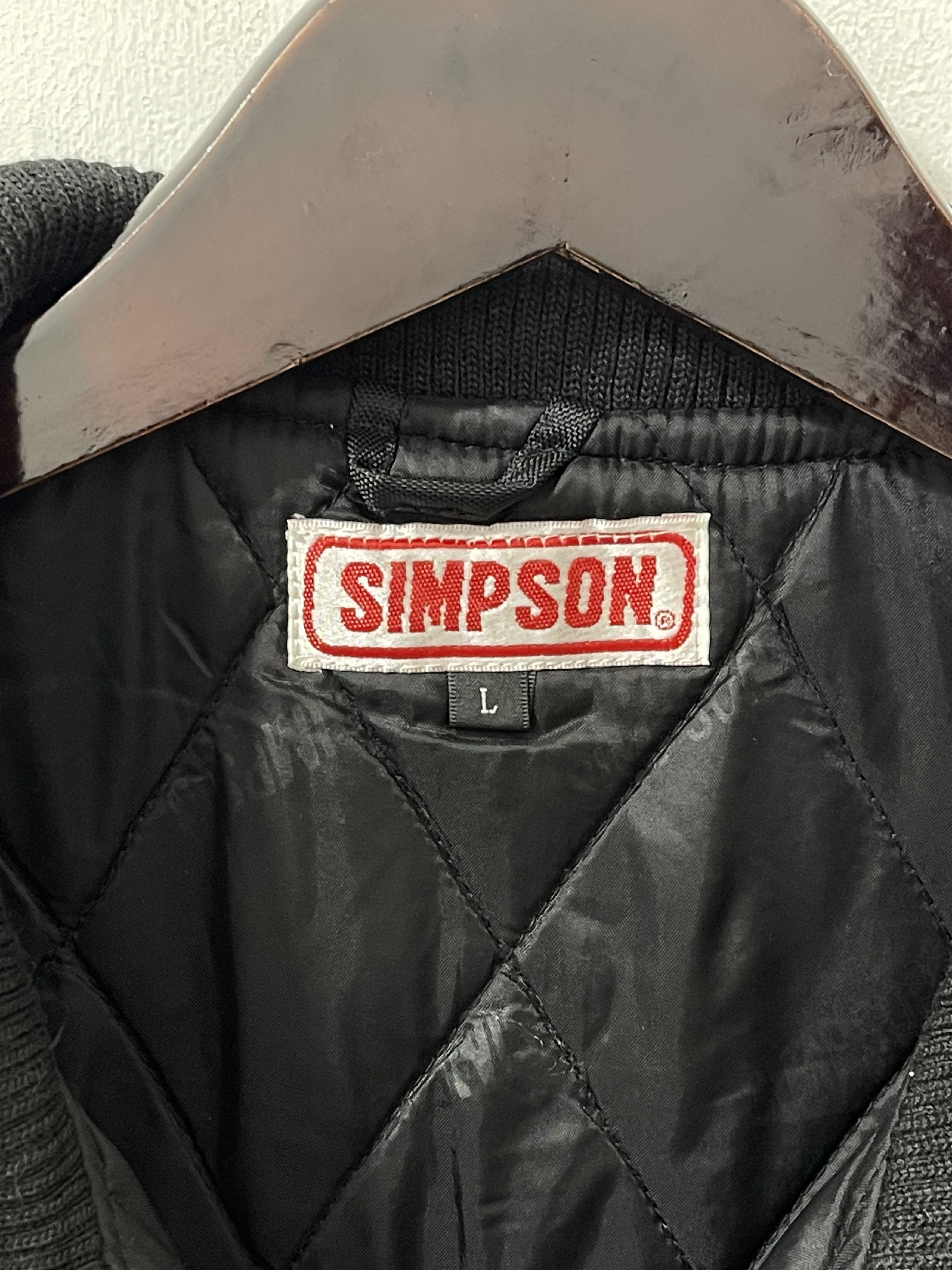 Vintage 2000s Simpson Neo Biker Racing Vest Jacket Size US L / EU 52-54 / 3 - 3 Thumbnail