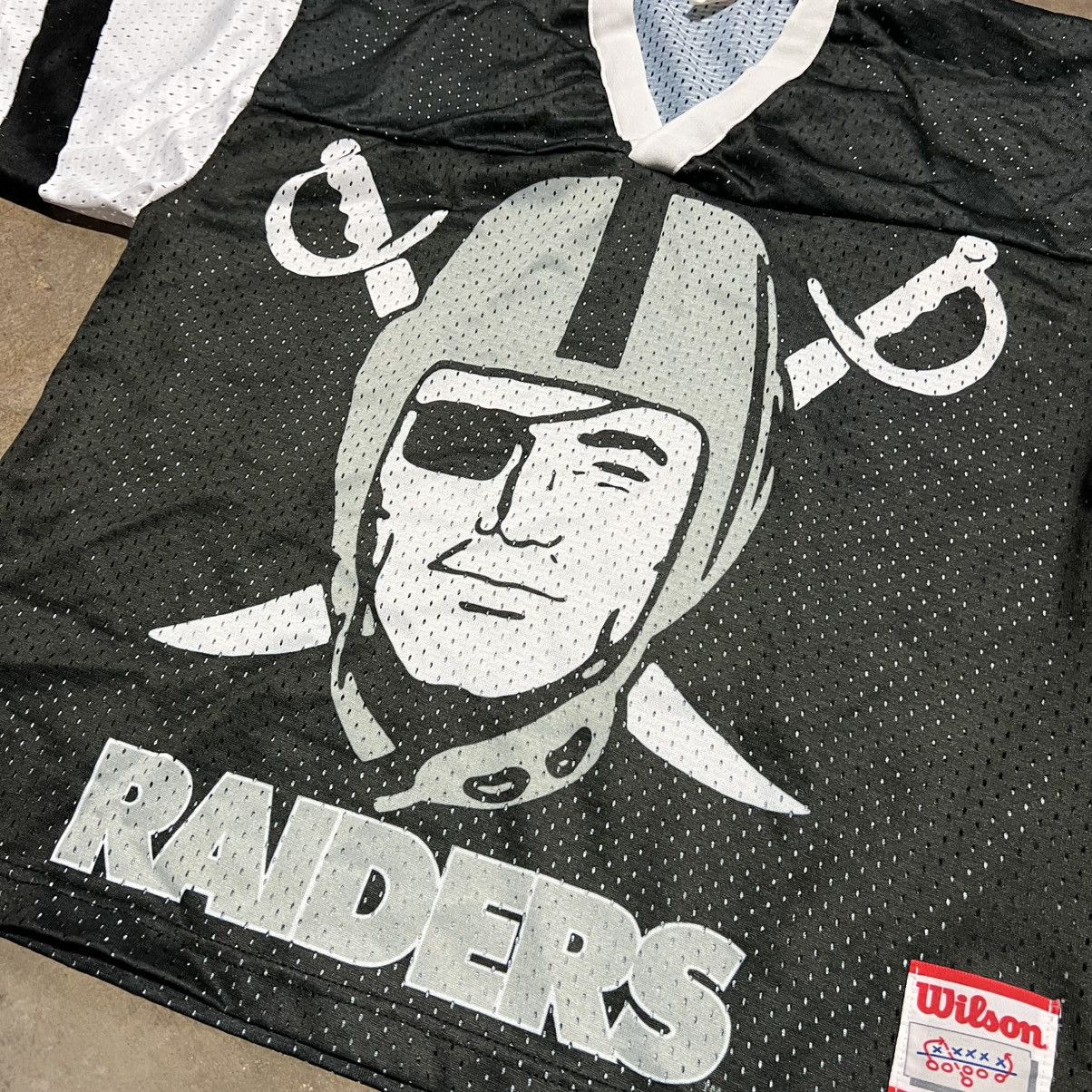 Wilson Vintage 80s Oakland Raiders Mesh Football Jersey Wilson USA Size US M / EU 48-50 / 2 - 3 Thumbnail