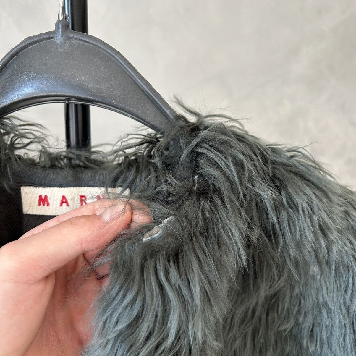 Marni Marni 100% Lama Alpaca Real Fur Shrug / Stole Size 38 Size XS / US 0-2 / IT 36-38 - 6 Thumbnail