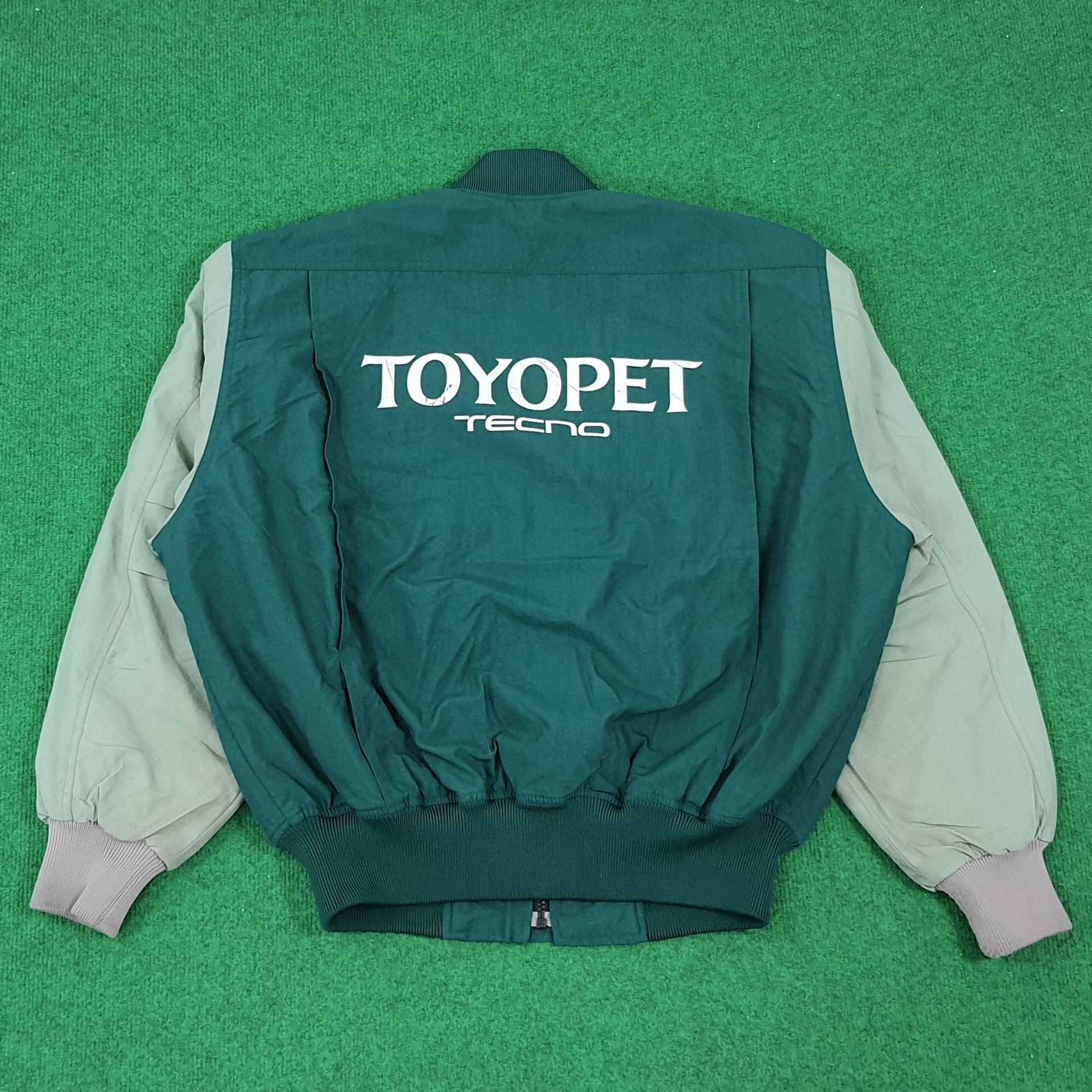 Japanese Brand × Vintage Vintage Toyota Toyopet Japan Motorsports Bomber Jacket Size US L / EU 52-54 / 3 - 1 Thumbnail
