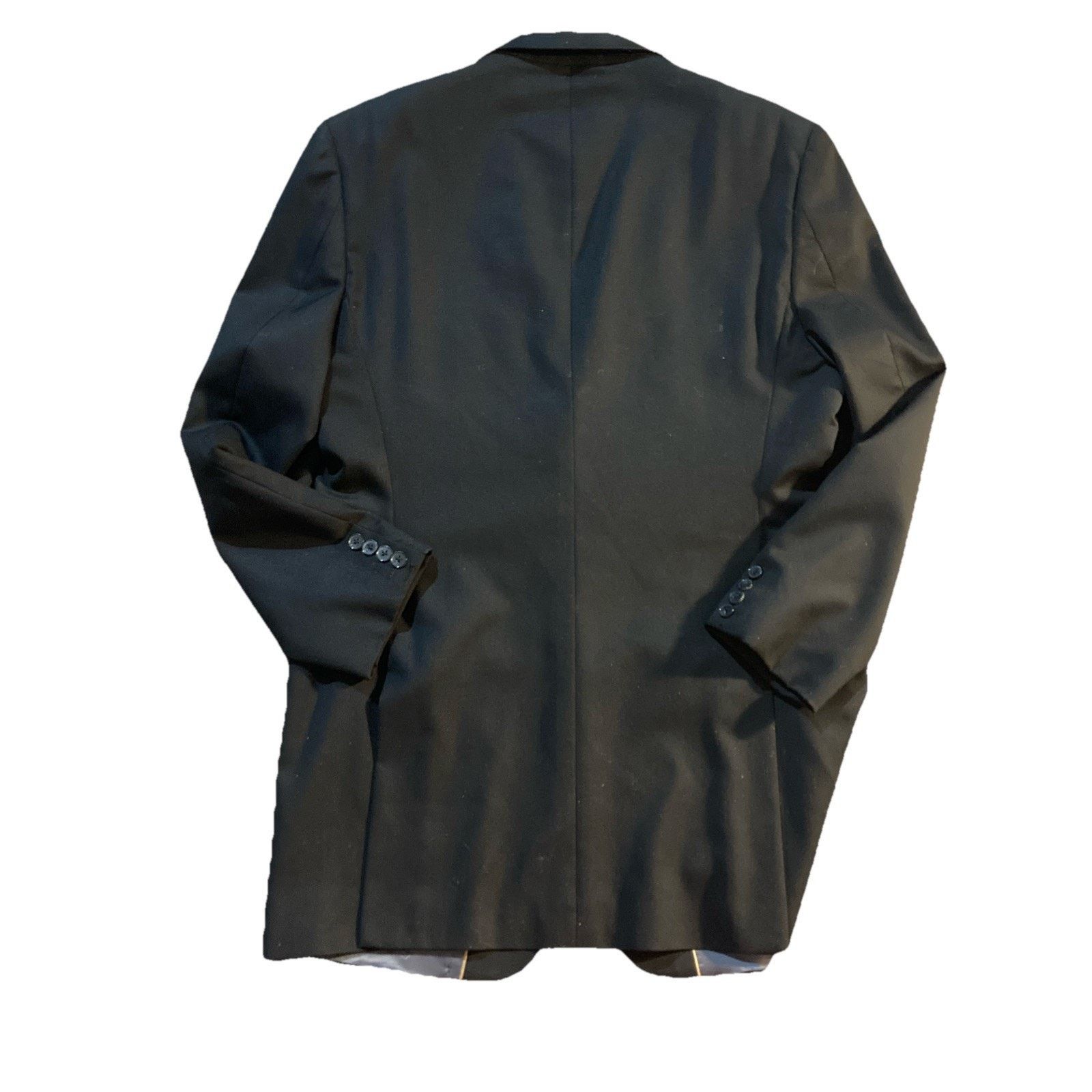 Other Dark Romantic Black Boss Blazer MASSIMO GENNI 40L 100% Wool Size 40L - 9 Thumbnail
