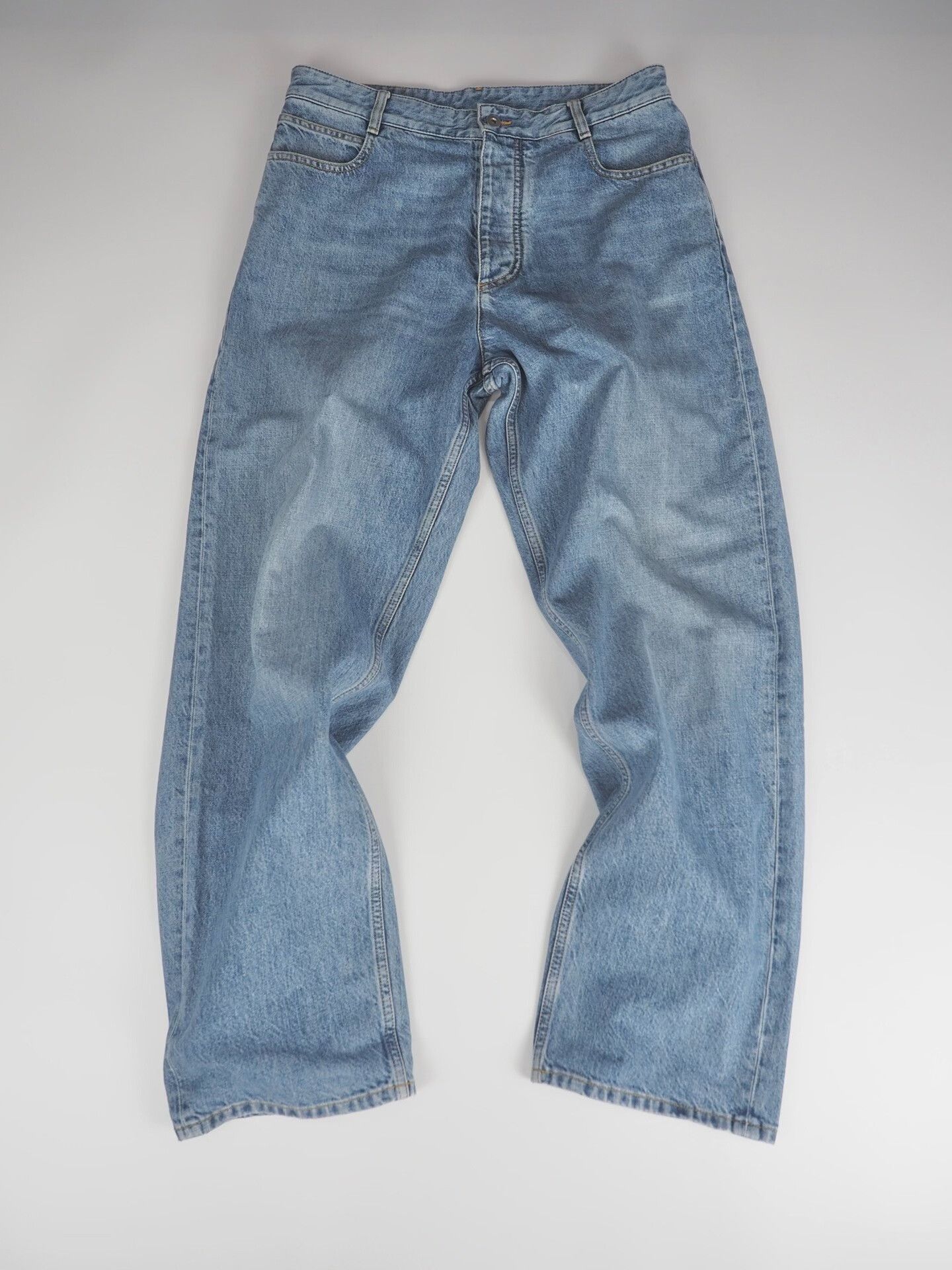 Bottega Veneta Bottega Veneta Wide Leg Denim Jeans Size US 31 - 1 Thumbnail