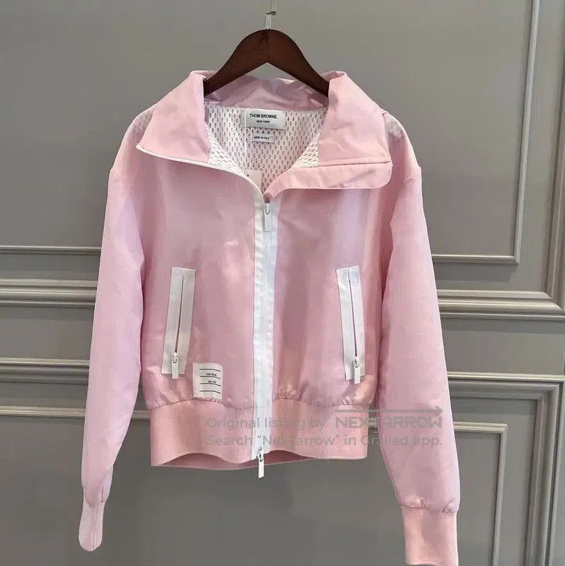 Thom Browne Thom Browne Pink Polyester Women's Jacket . Size S / US 4 / IT 40 - 1 Thumbnail