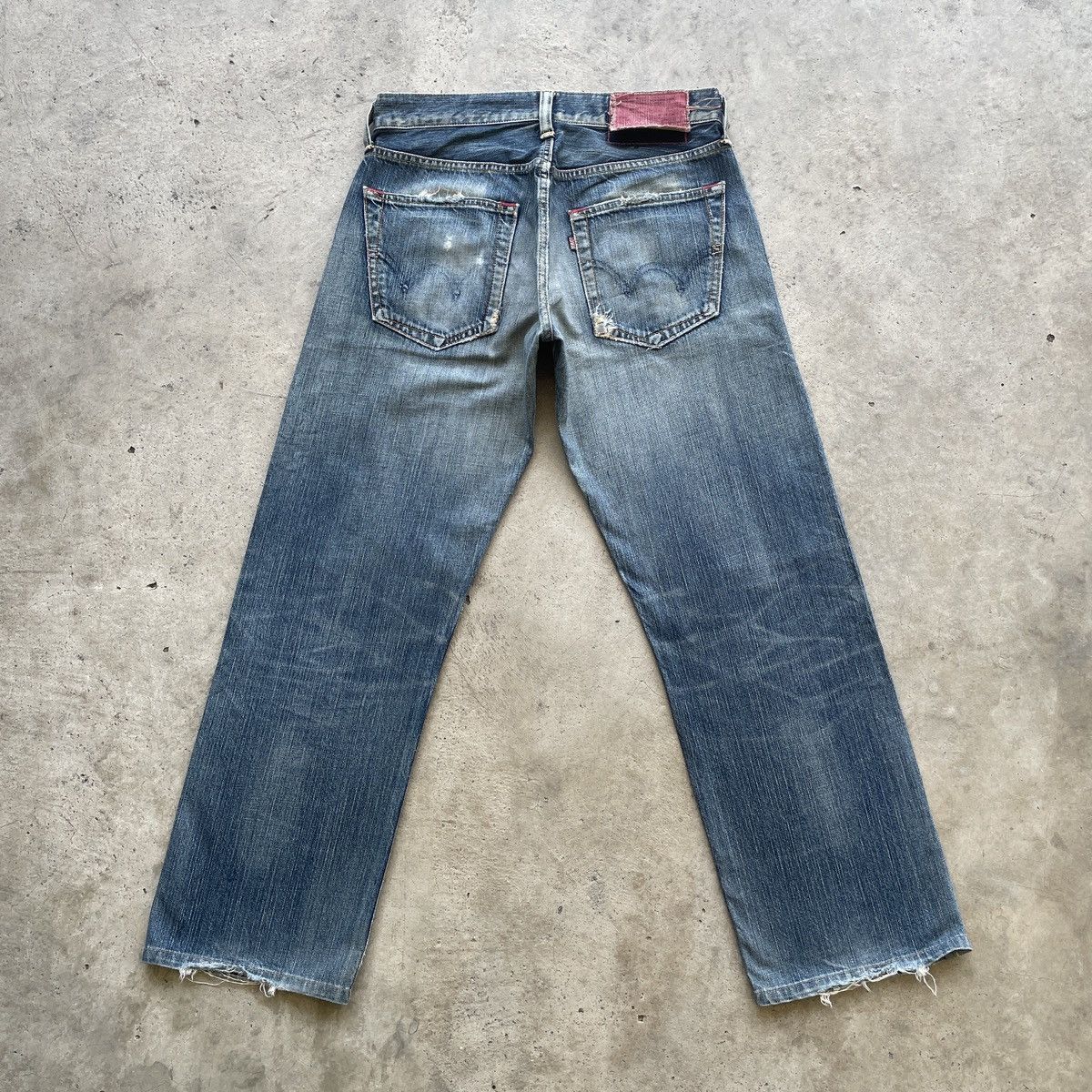 Edwin Distressed💥 Edwin 504 Japan Denim Jeans Pants Faded W30x29 Size US 30 / EU 46 - 12 Thumbnail