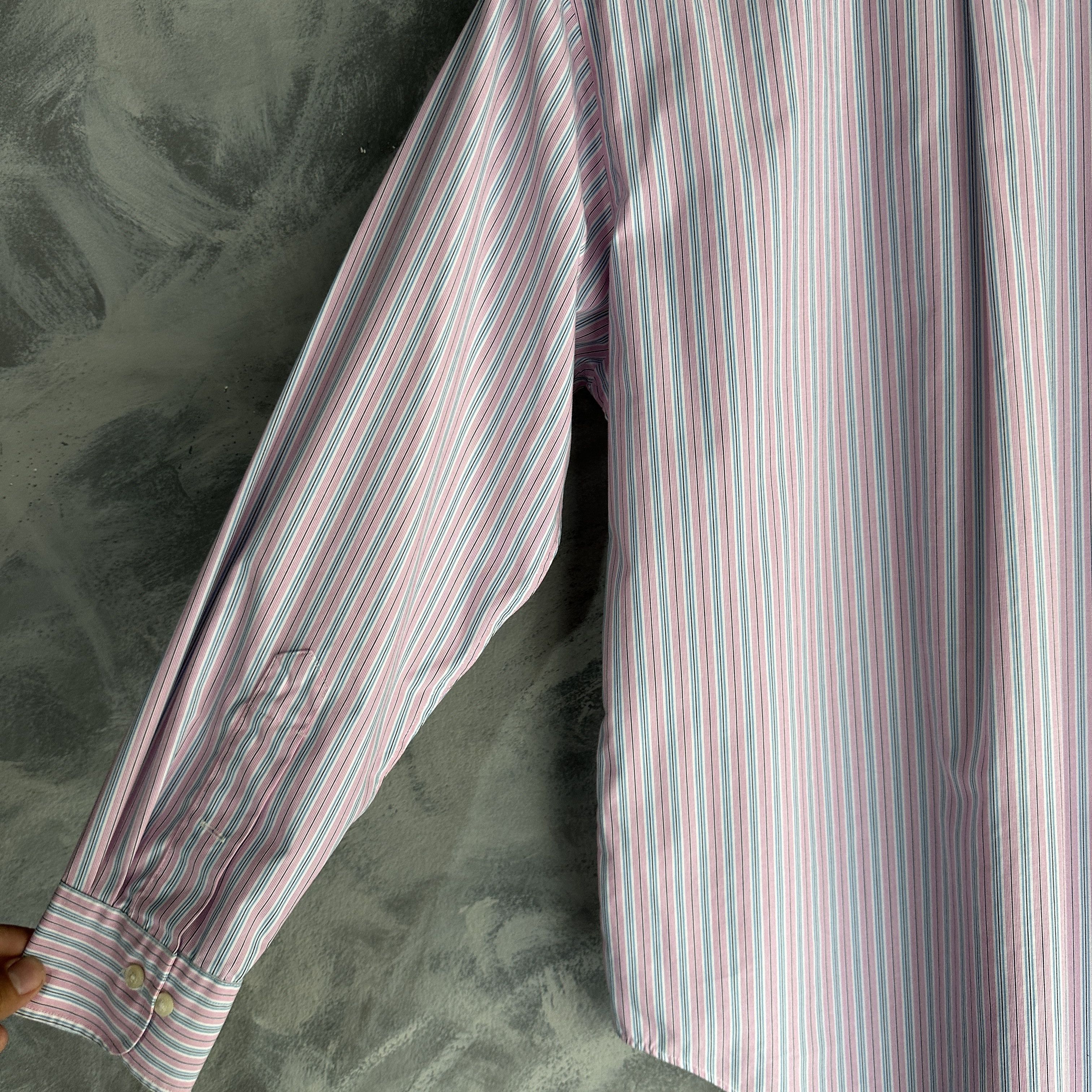 Polo Ralph Lauren Vtg Polo Ralph Lauren Button Down Shirt Mens Vertical Stripe Size US M / EU 48-50 / 2 - 7 Thumbnail