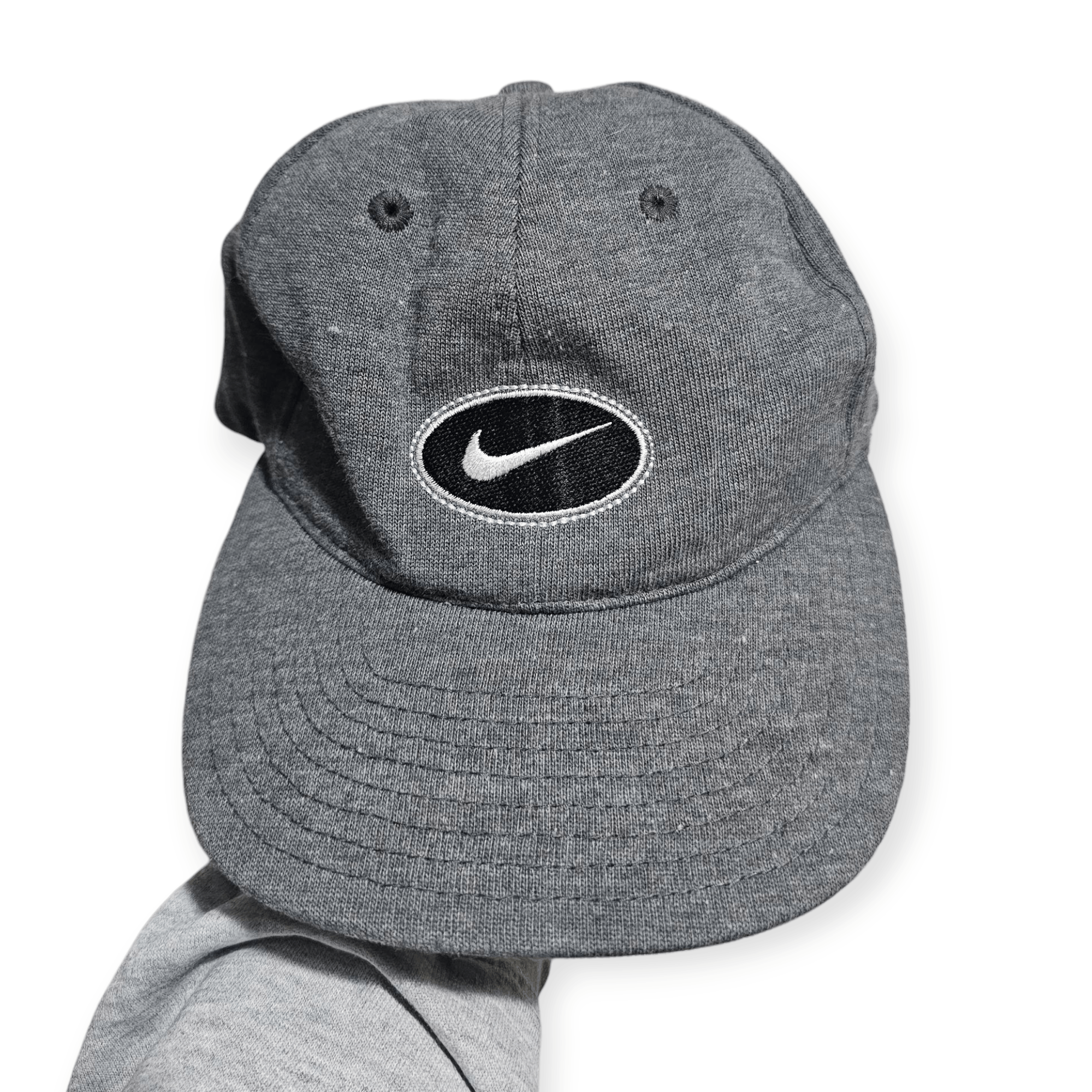 Nike Nike Gray Vintage Logo Hat Size ONE SIZE - 2 Thumbnail