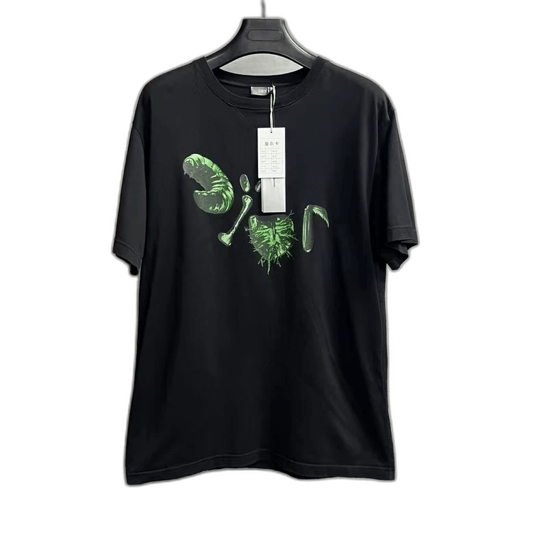 Dior Dior Black Graphic Short Sleeve T-Shirt Size US L / EU 52-54 / 3 - 1 Thumbnail