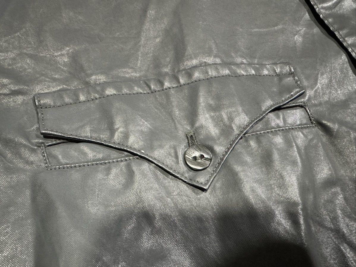Gaultier Homme Objet × Jean Paul Gaultier 🔥Rare Vintage Jean Paul Gautier Objet Shirt Leather Coating Size US M / EU 48-50 / 2 - 5 Thumbnail