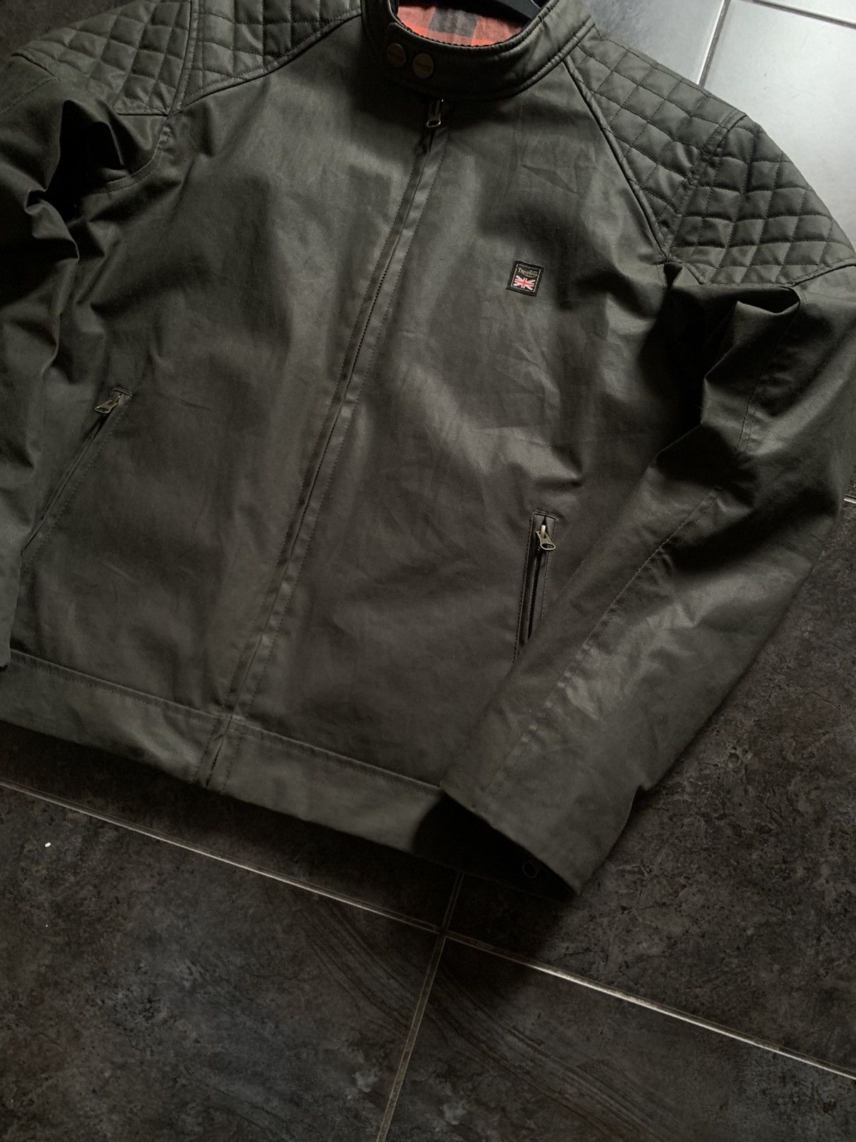 Vintage Triumph Moto Kirk Waxed jacket Size US L / EU 52-54 / 3 - 3 Thumbnail